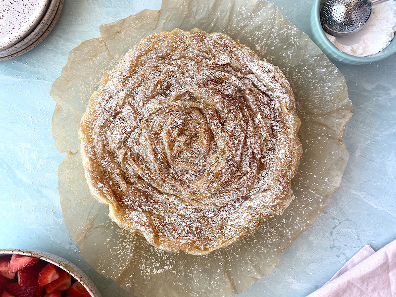 Ruffled Milk Pie