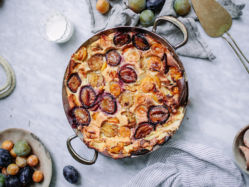 Mirabelle Plum Clafoutis