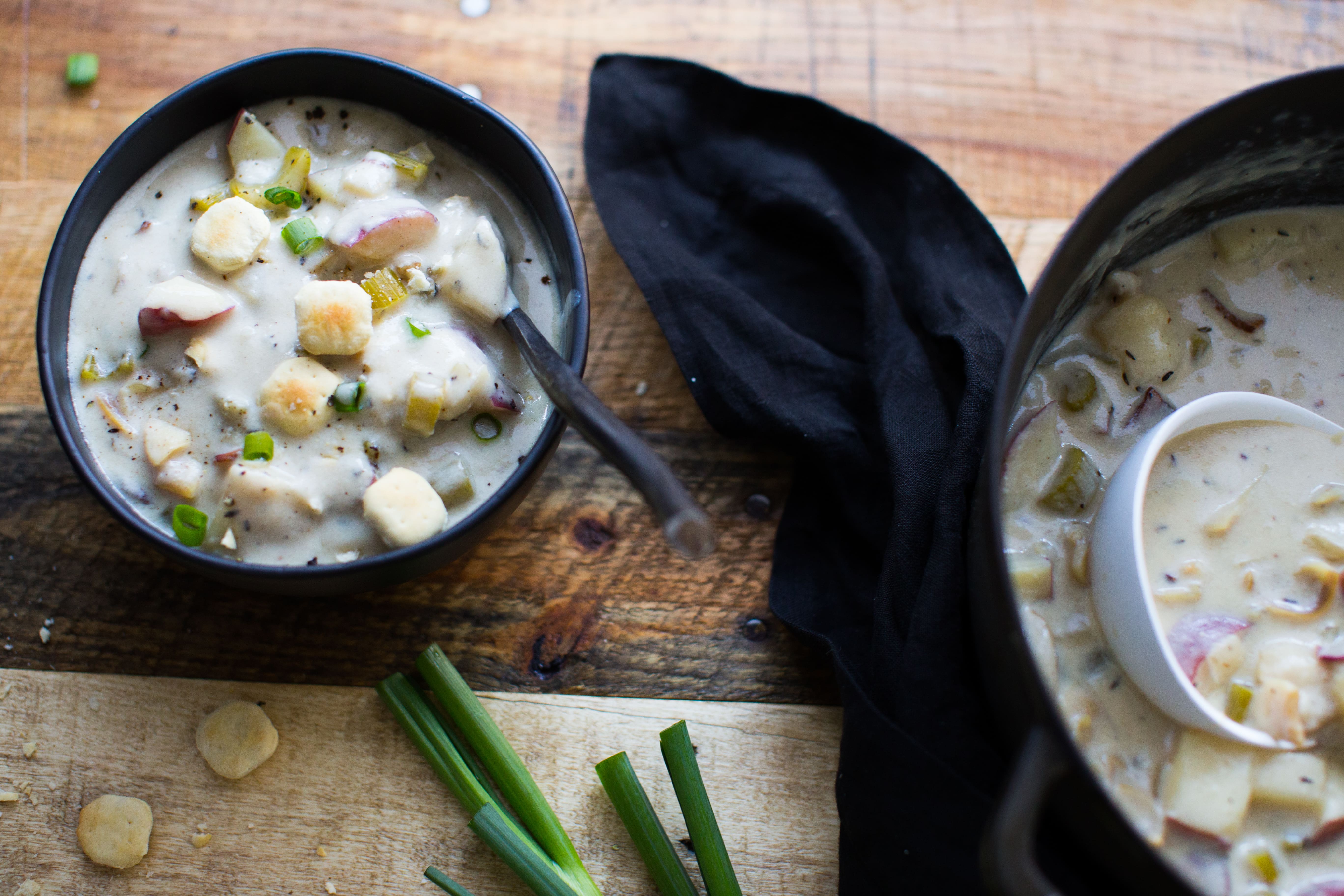 Lighter Clam Chowder