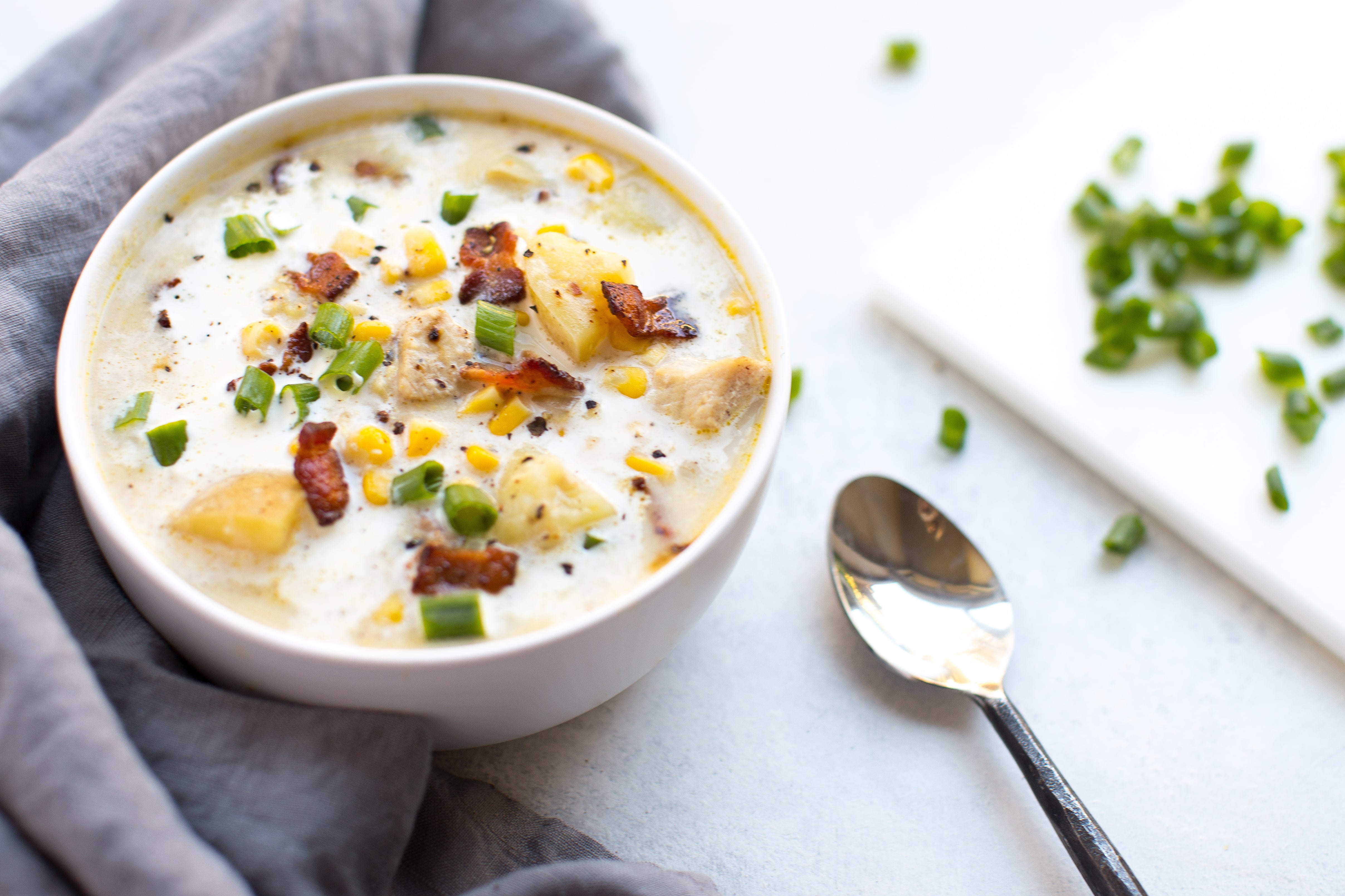 Pressure Cooker Chicken Corn Chowder