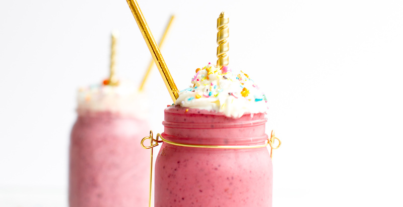 Rainbow Unicorn Smoothie