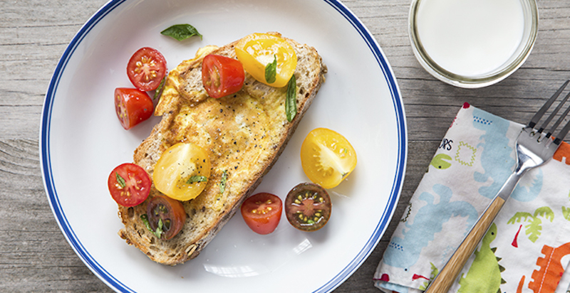Scrambled Eggs-in-a-Hole Toast