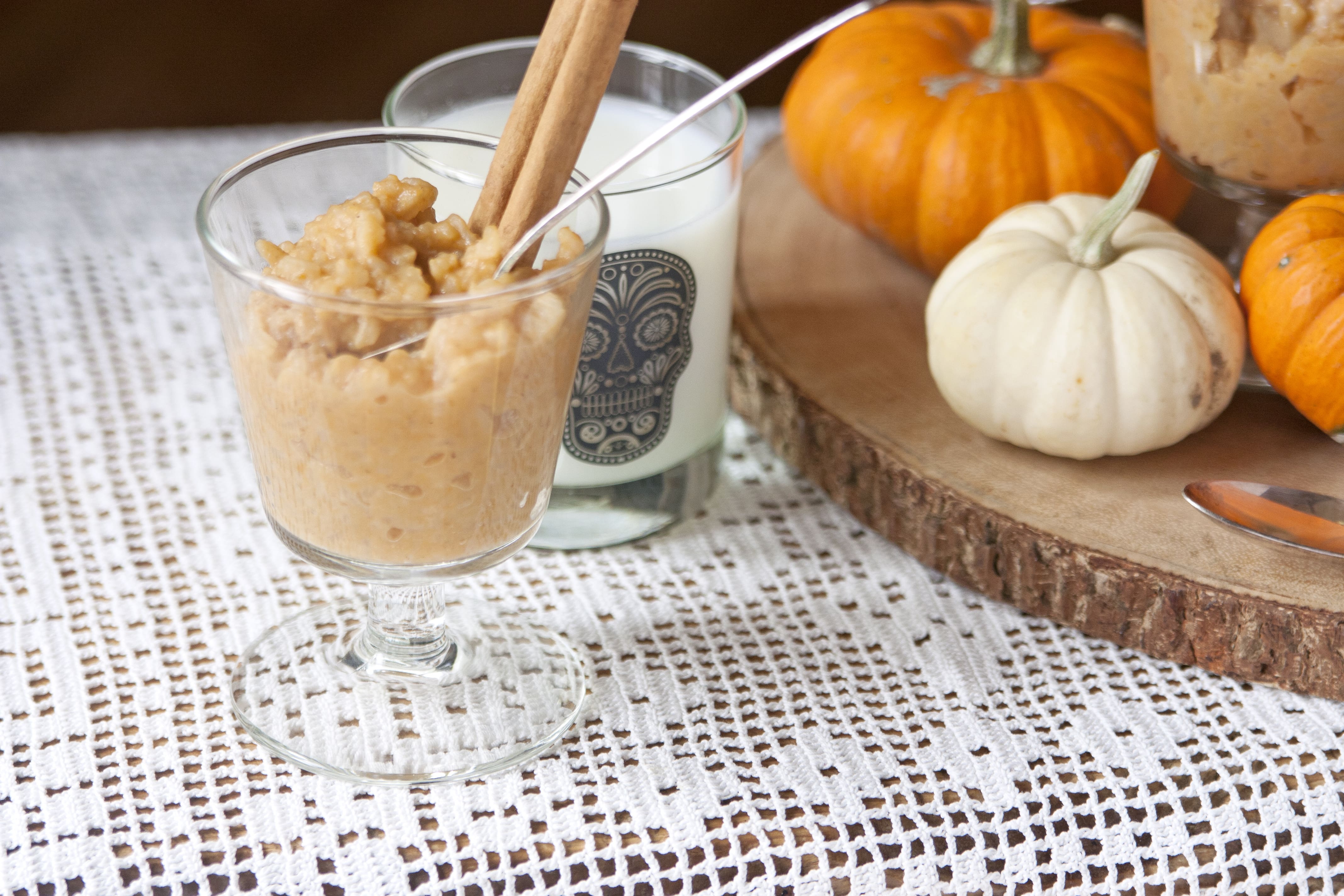 Mexican Pumpkin Rice Pudding