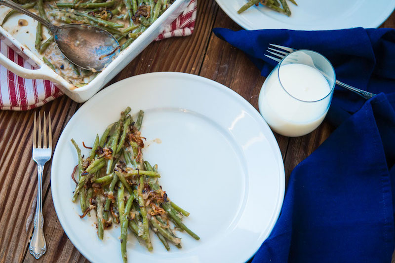 Green Bean and Shallot Casserole