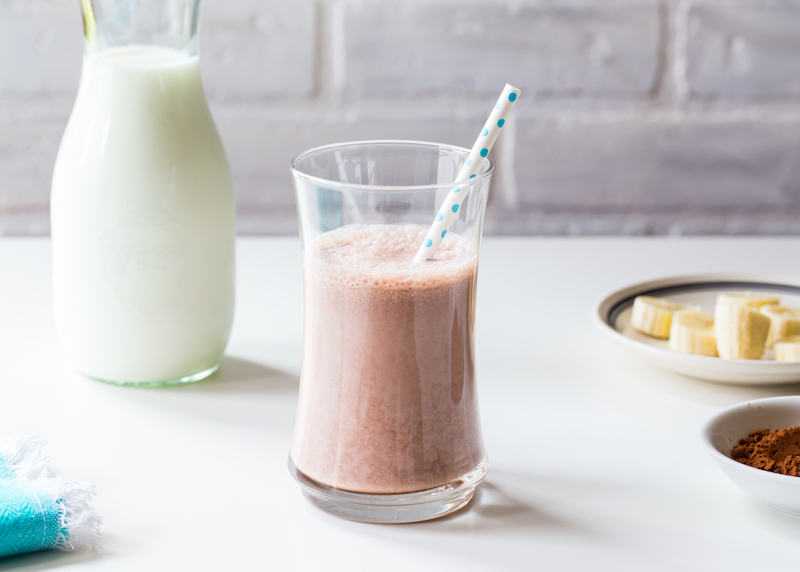 Chocolate Banana Flavored Milk
