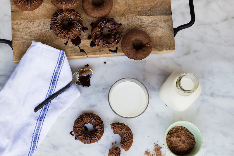 Chocolate-Chai Donuts