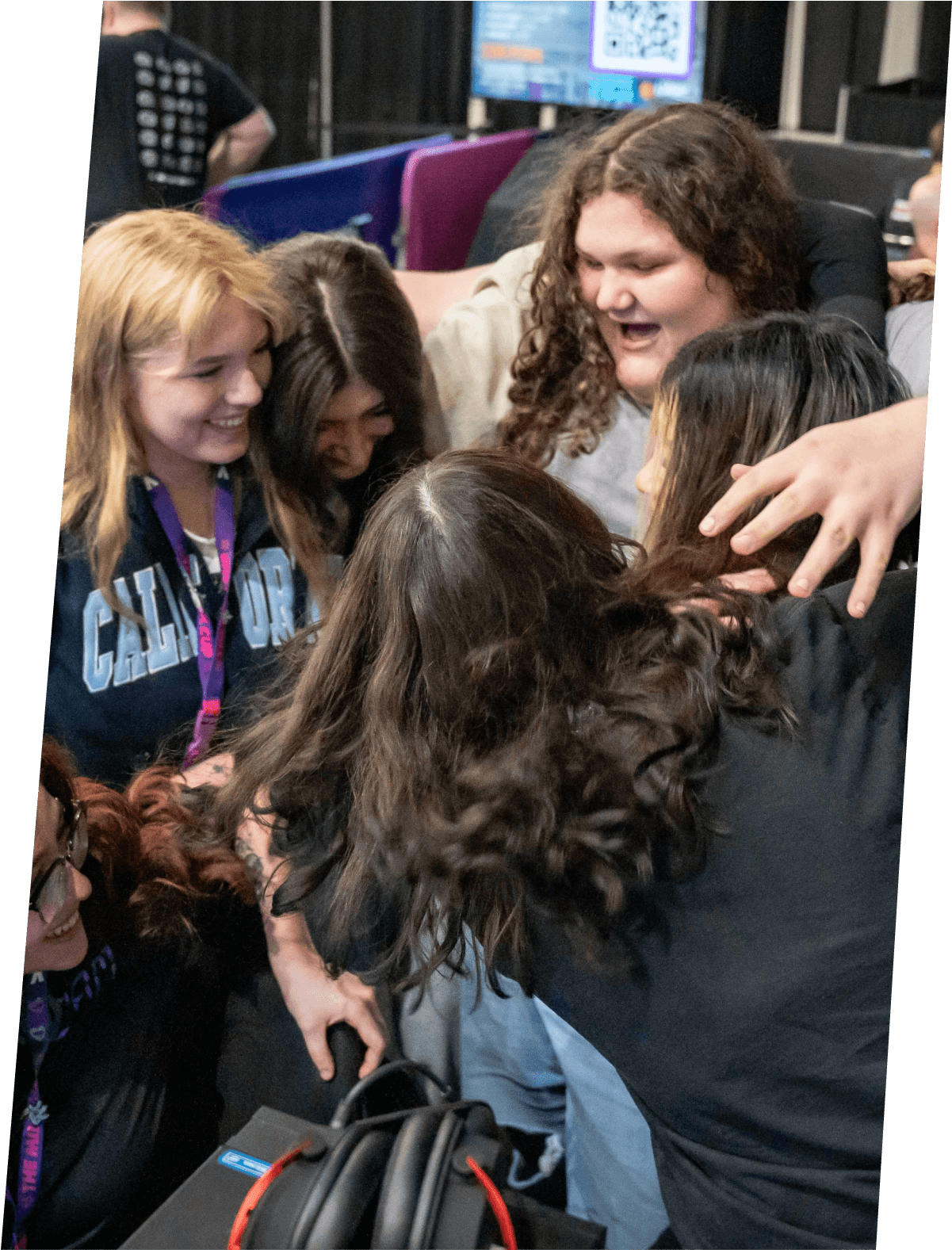 Group of women celebrating